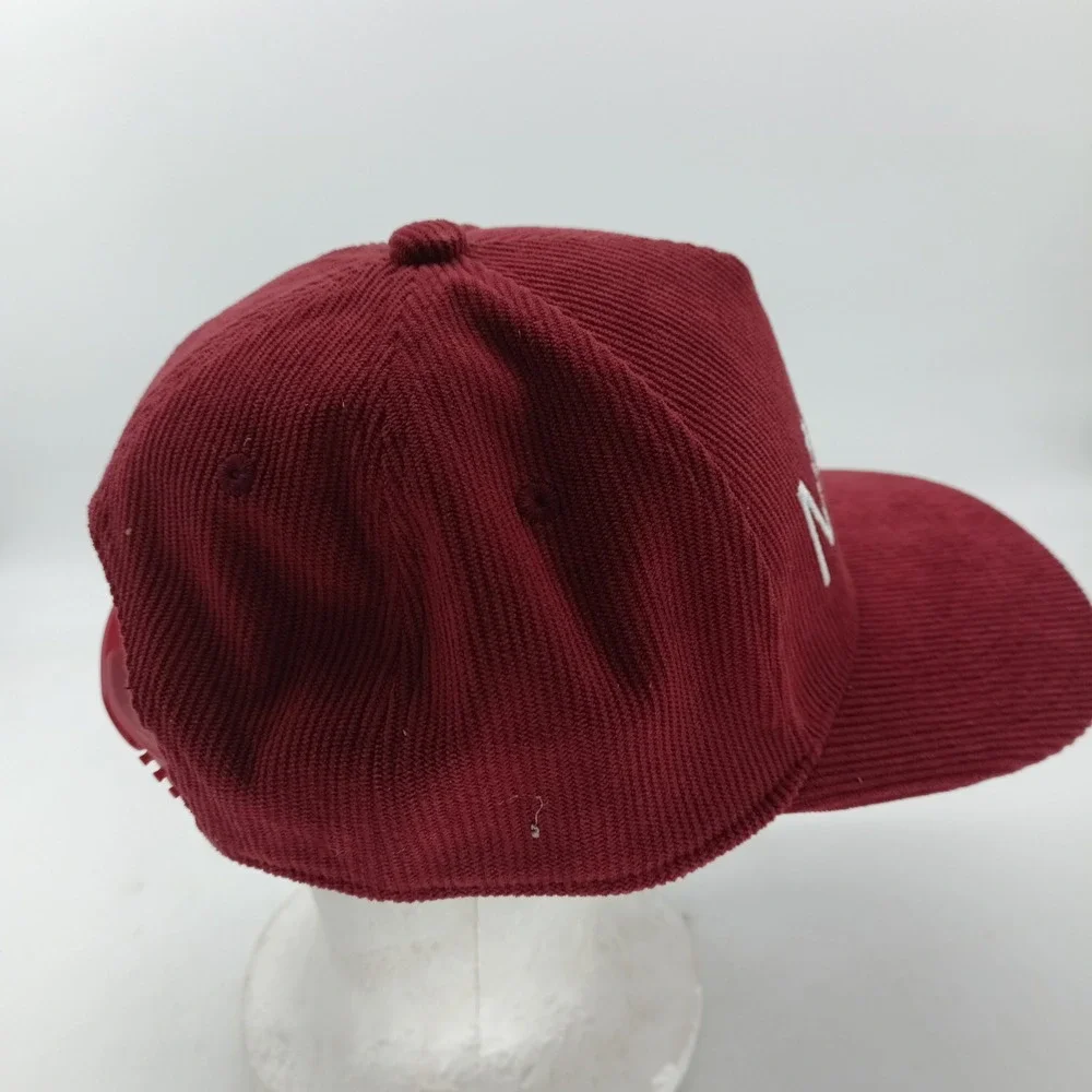 3M Open 25 MMM Corduroy Snapback Hat Maroon Burgundy Golf Tournament Cap #15